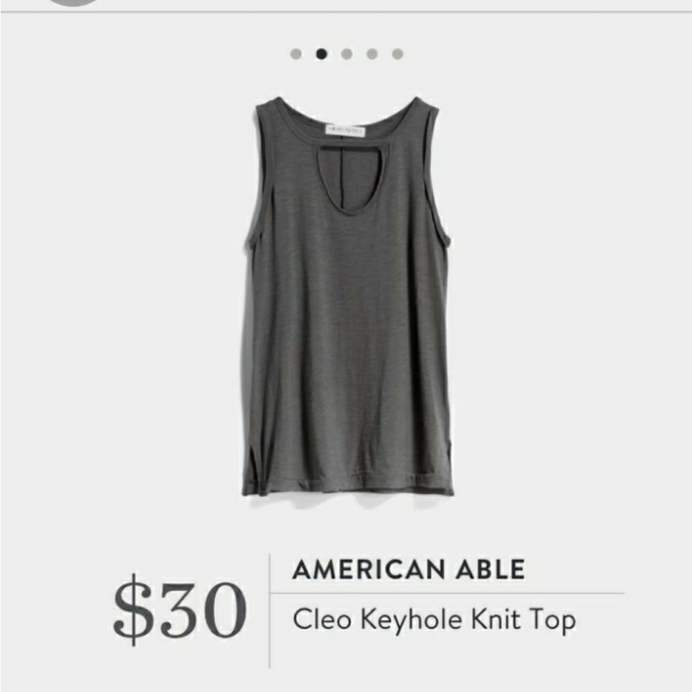 AMERICAN Able Cleo Keyhole Top